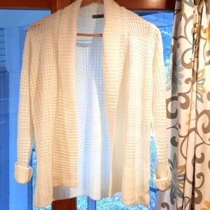 NWT, Jason Maxwell, Cream Cardigan Sweater, PL